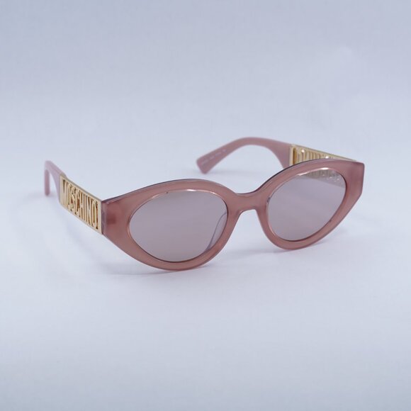 Moschino MOS160/S 035J 2S Sunglasses Pink Cat Eye Frame, Pink Lenses - Picture 5 of 11